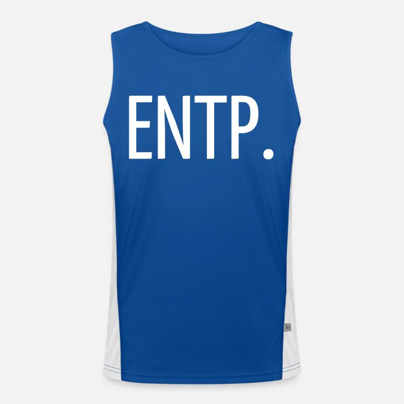 ENTP. Funktionelles Kontrast-Tank Top für Männer 