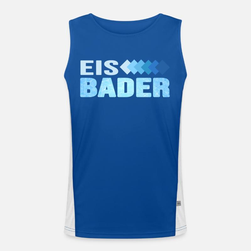 Eisbaden Winterschwimmer Eiswasser Kneipp Eisbaden Funktionelles Kontrast-Tank Top für Männer 