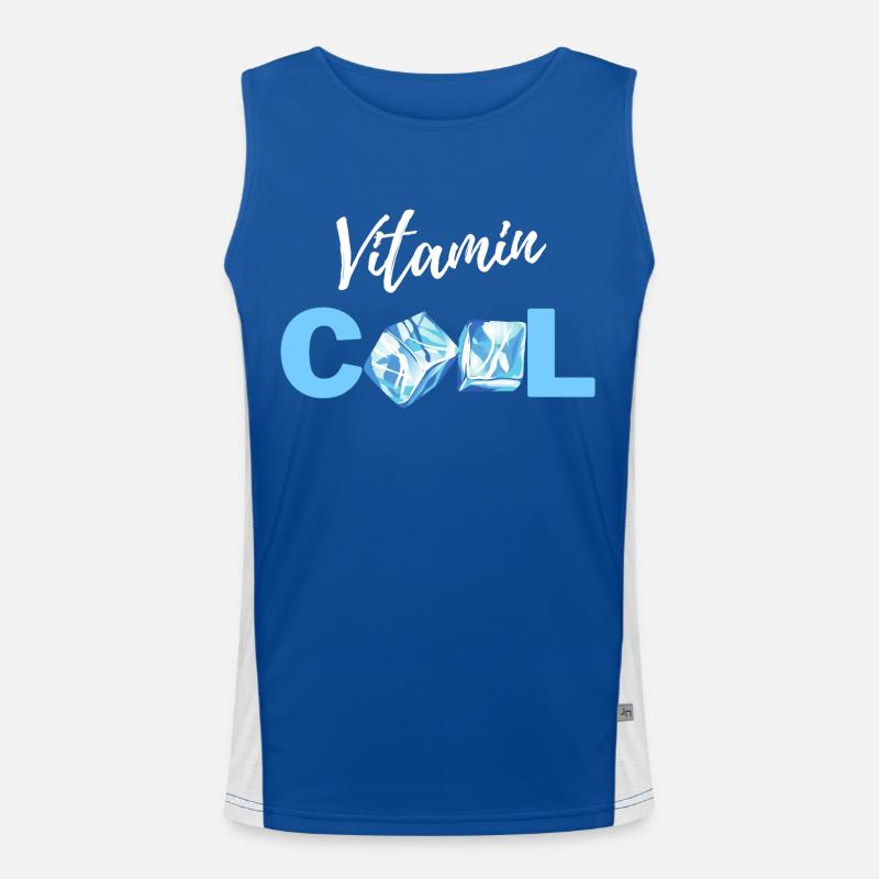 Vitamine COOL Funktionelles Kontrast-Tank Top für Männer 