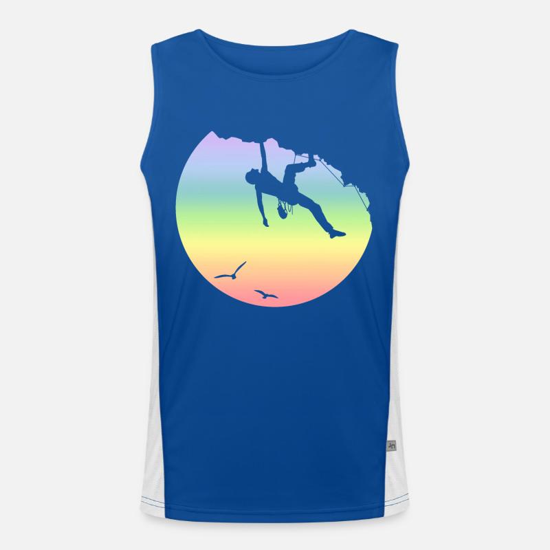 Klettern Funktionelles Kontrast-Tank Top für Männer 