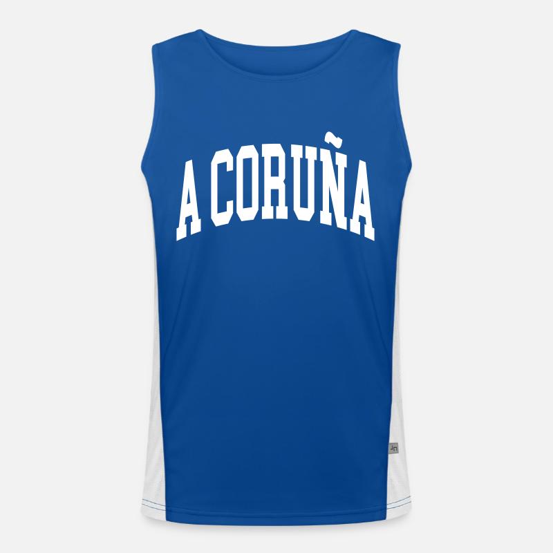 A Coruña Men's Functional Contrast Tank Top 