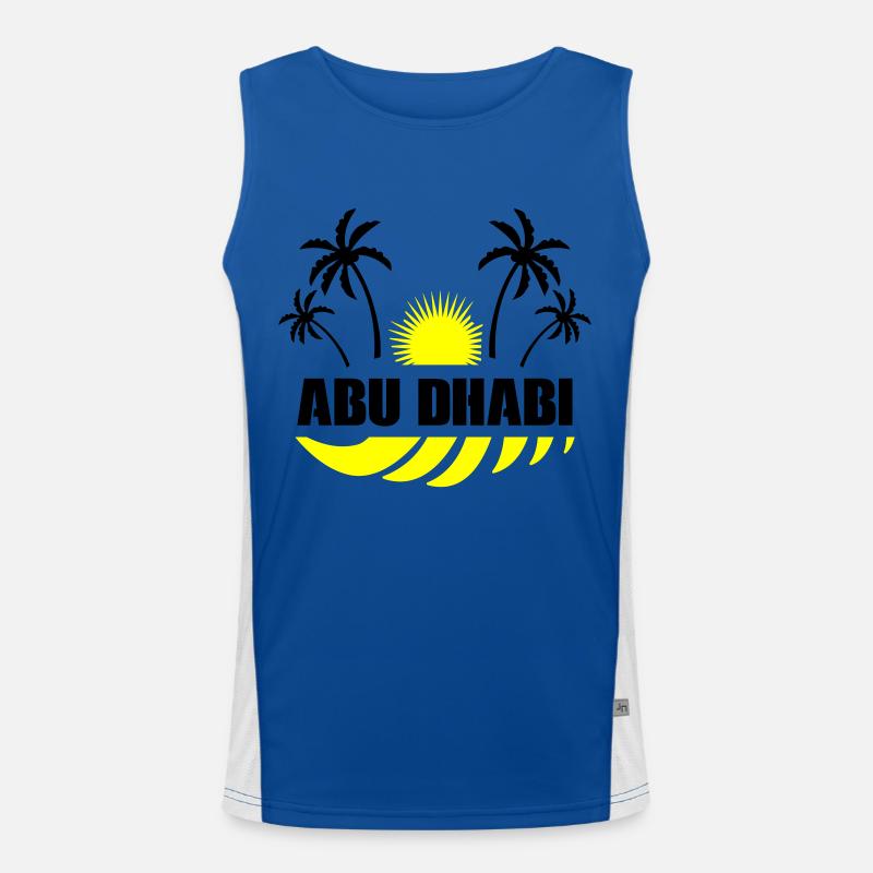 abu dhabi Funktionelles Kontrast-Tank Top für Männer 