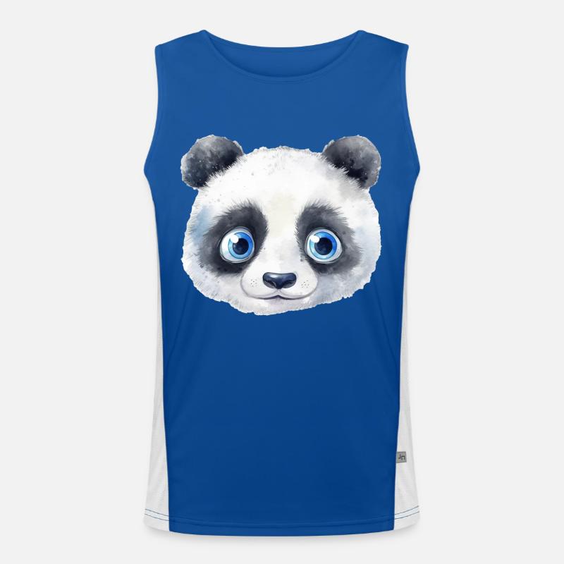 Panda Aquarelles Débardeur respirant contrasté Homme 