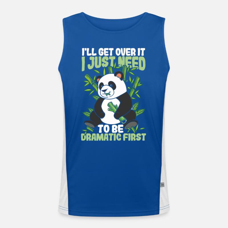 I'll Get Over It I Just Need To Be Dramatic First Funktionelles Kontrast-Tank Top für Männer 