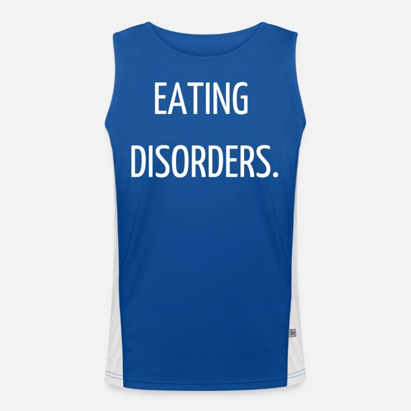 Eating disorders Débardeur respirant contrasté Homme 