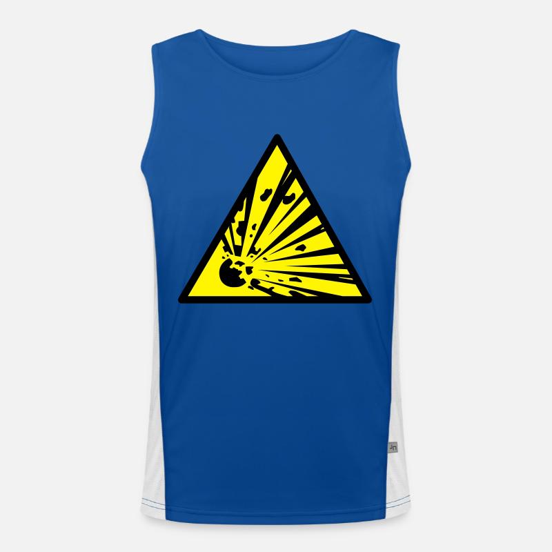 explosiv Funktionelles Kontrast-Tank Top für Männer 