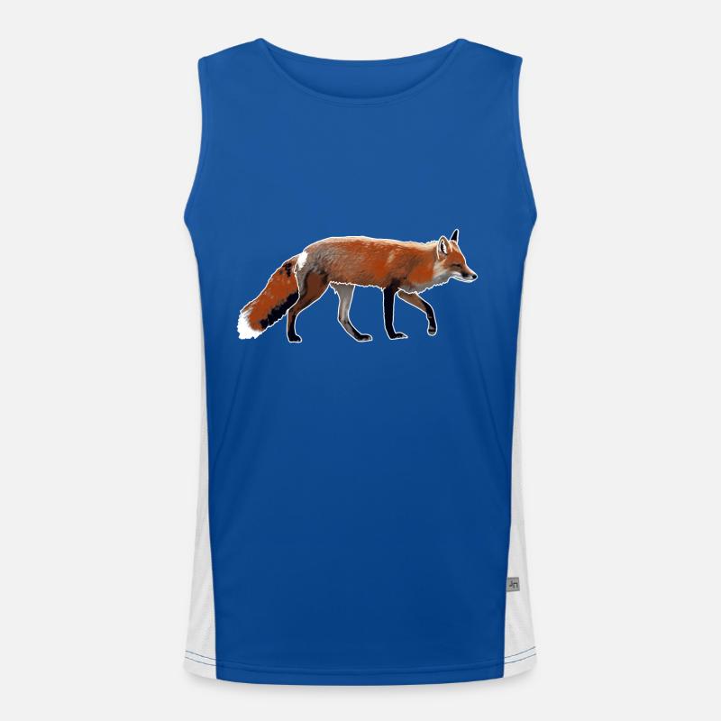 Fuchs Funktionelles Kontrast-Tank Top für Männer 