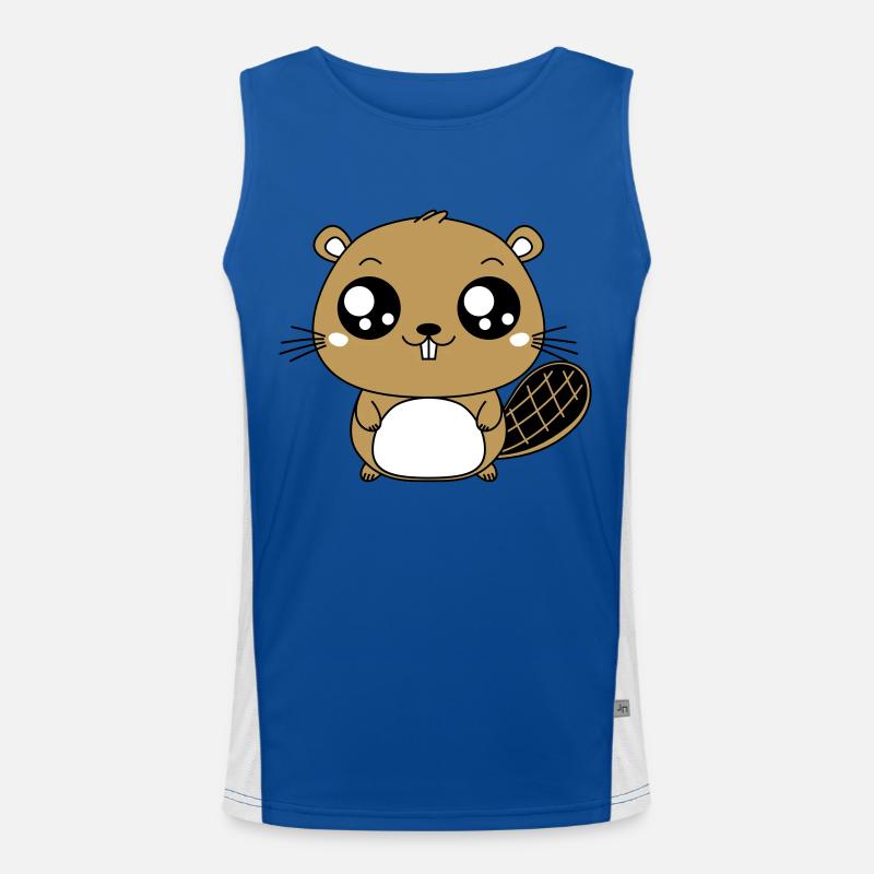 Castor mignon Débardeur respirant contrasté Homme 