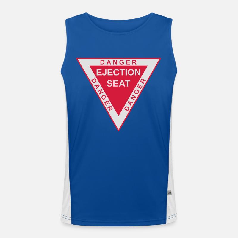 Danger ejection Men's Functional Contrast Tank Top 