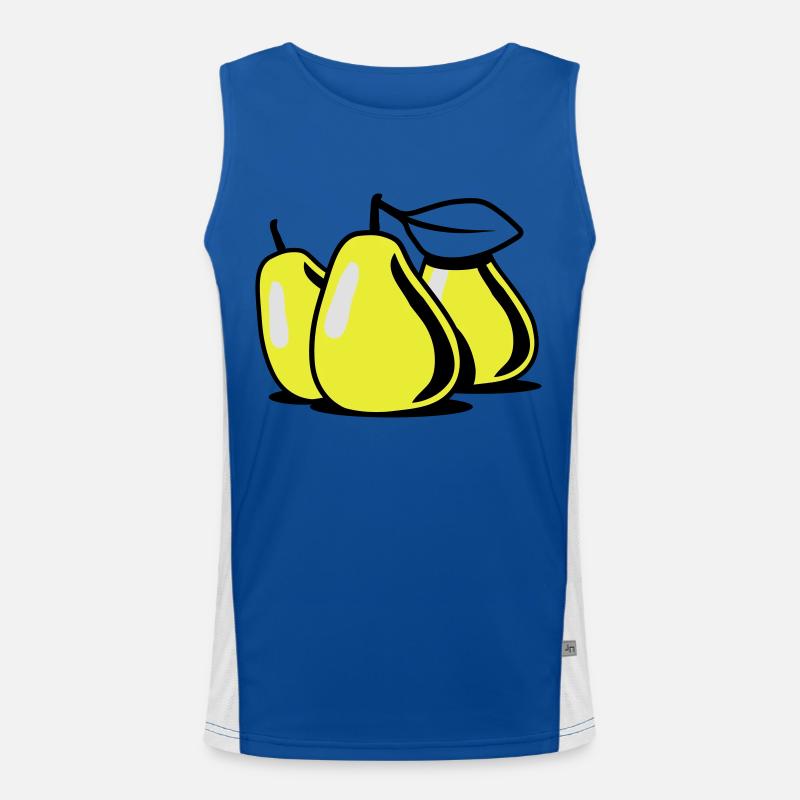 PEAR fruit bio healthy Men's Functional Contrast Tank Top 