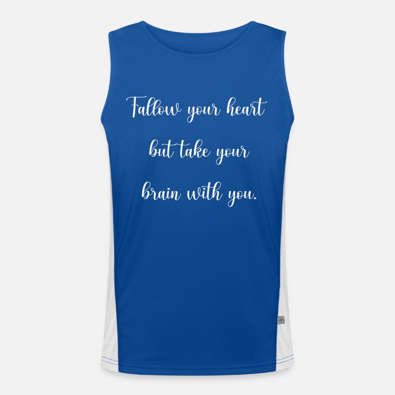 Belles citations positives Débardeur respirant contrasté Homme 