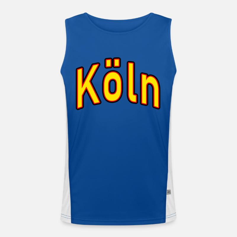 köln Funktionelles Kontrast-Tank Top für Männer 