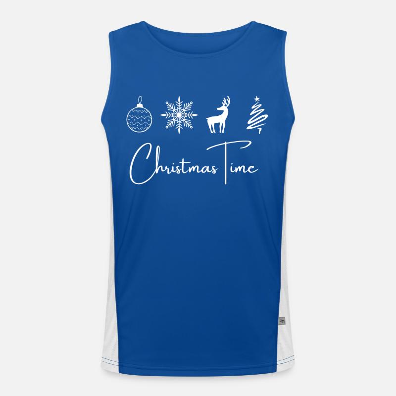 Période de Noël Débardeur respirant contrasté Homme 