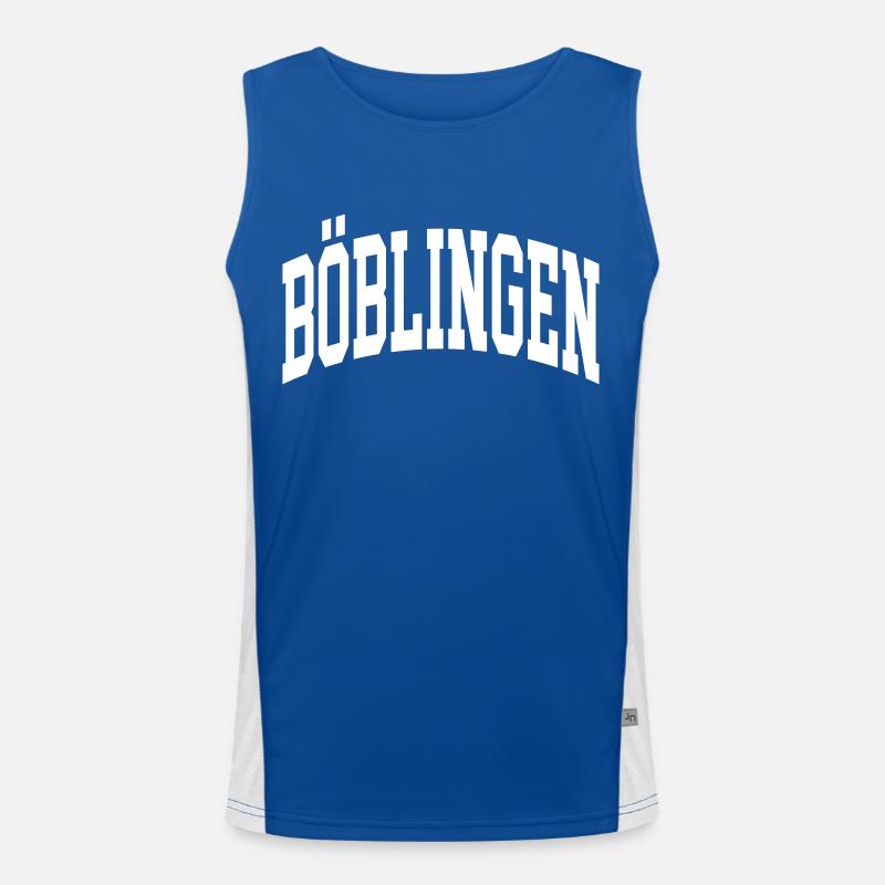 Böblingen Funktionelles Kontrast-Tank Top für Männer 
