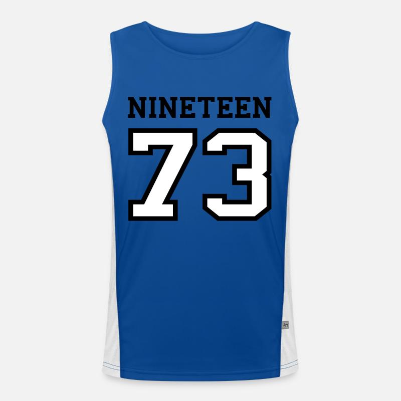 1973 Funktionelles Kontrast-Tank Top für Männer 