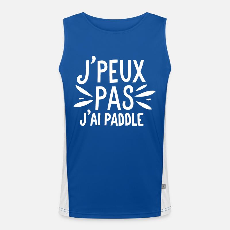 J'peux pas j'ai paddle Débardeur respirant contrasté Homme 