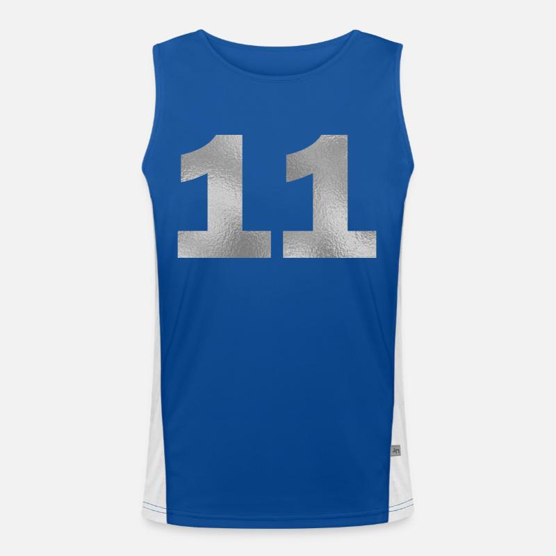 Geburtstag 11 Jahre Funktionelles Kontrast-Tank Top für Männer 