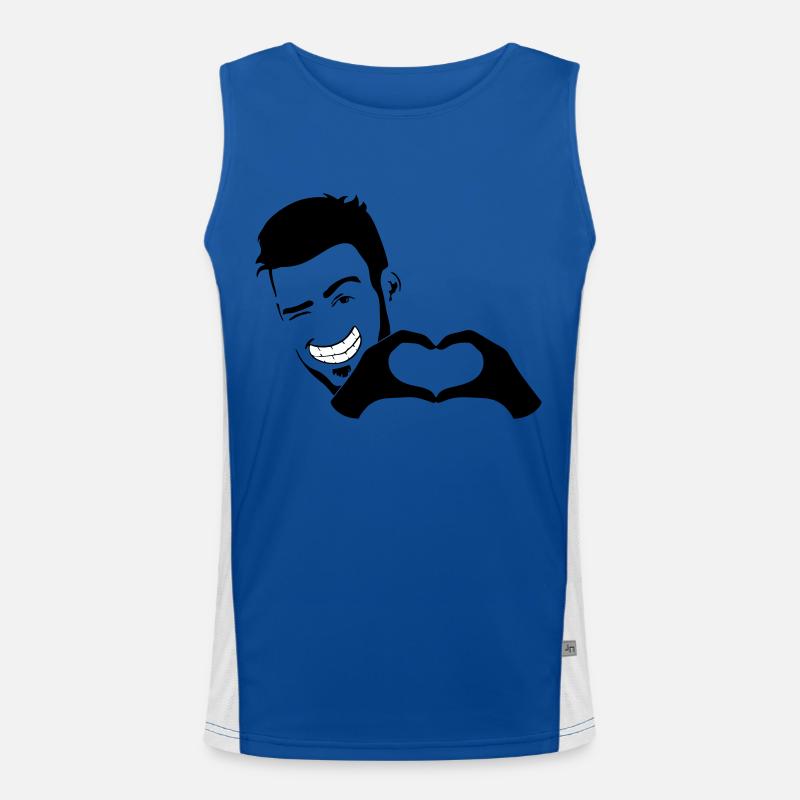 Stefan Herz Débardeur respirant contrasté Homme 