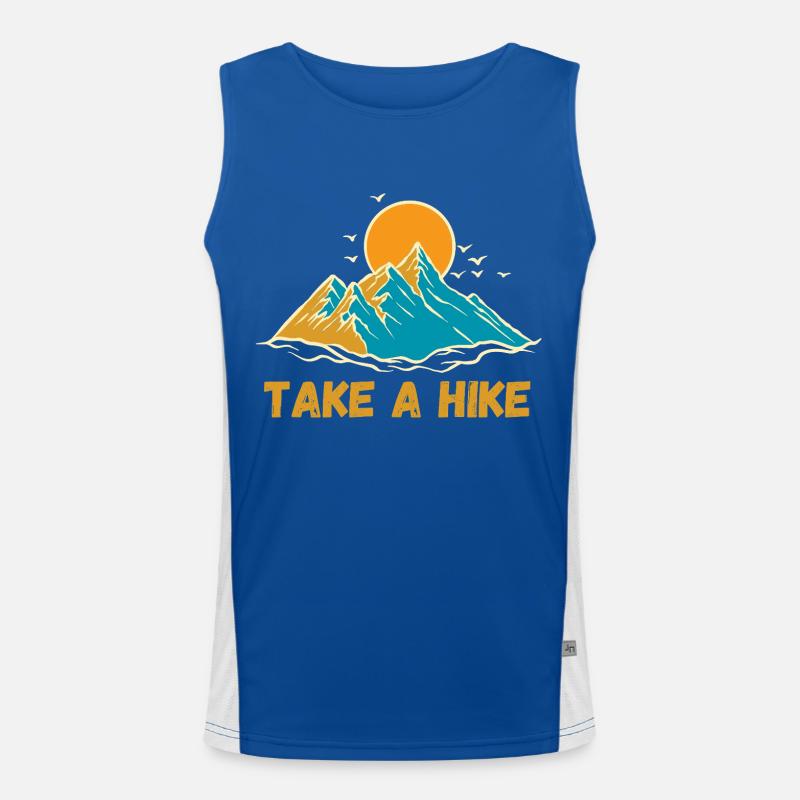 Take a hike Men's Functional Contrast Tank Top 