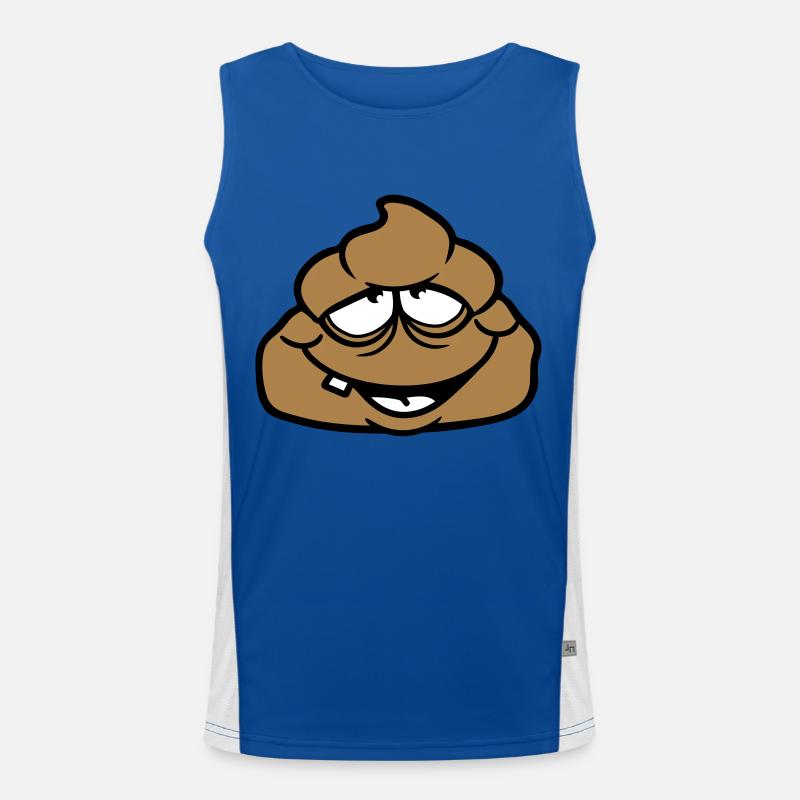 Shit kot ulækkert ansigt heap haeufchen shit Funktionel kontrast tanktop til herrer 