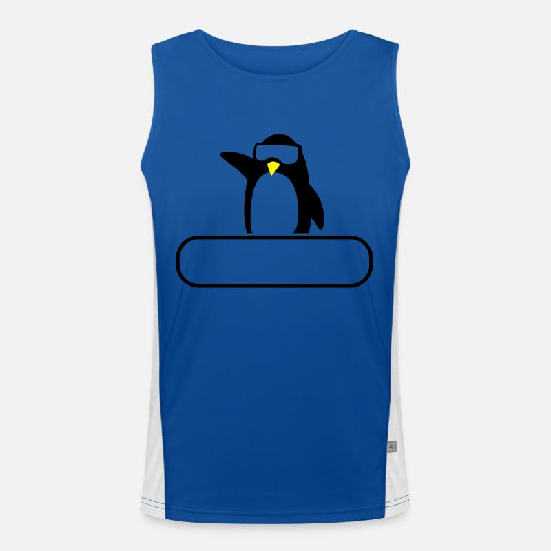 Ski instructor Men's Functional Contrast Tank Top 