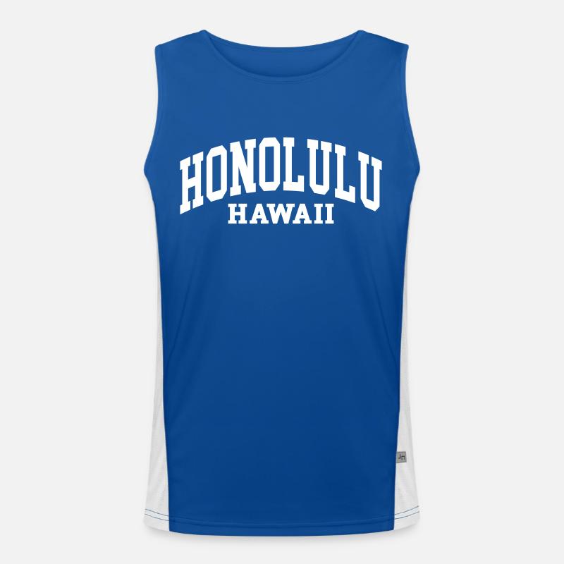 Honolulu Men's Functional Contrast Tank Top 