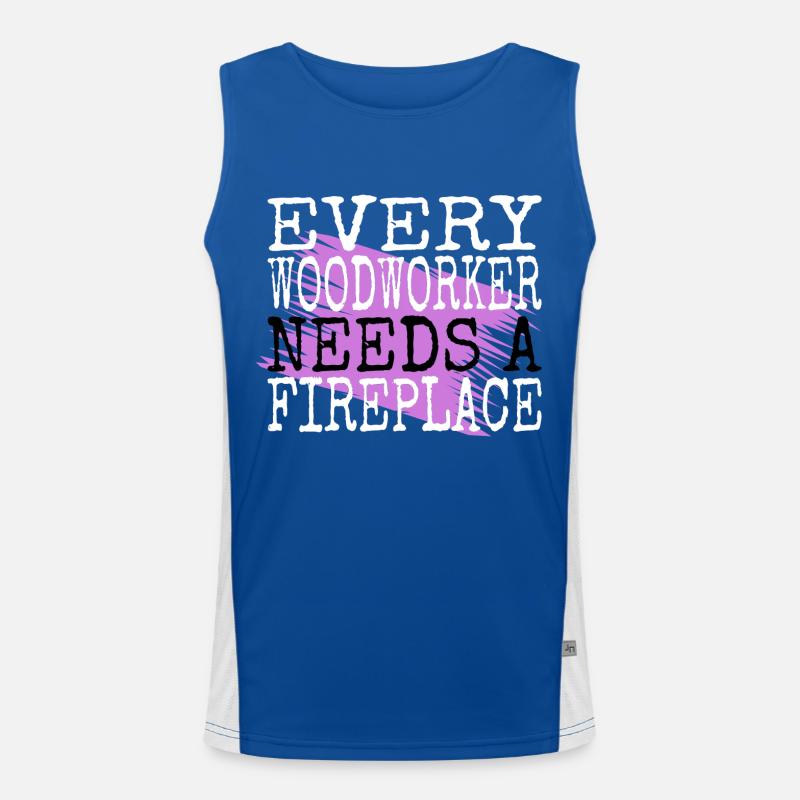 bday gift idea tree best construction carpenter Funktionelles Kontrast-Tank Top für Männer 