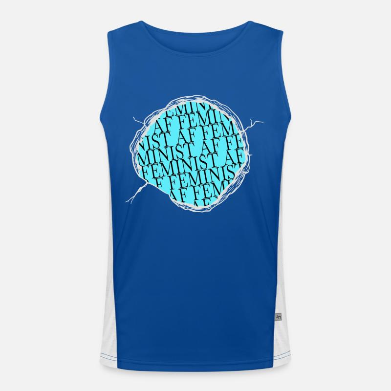 humor birthday antiracism cats 8th march Funktionelles Kontrast-Tank Top für Männer 