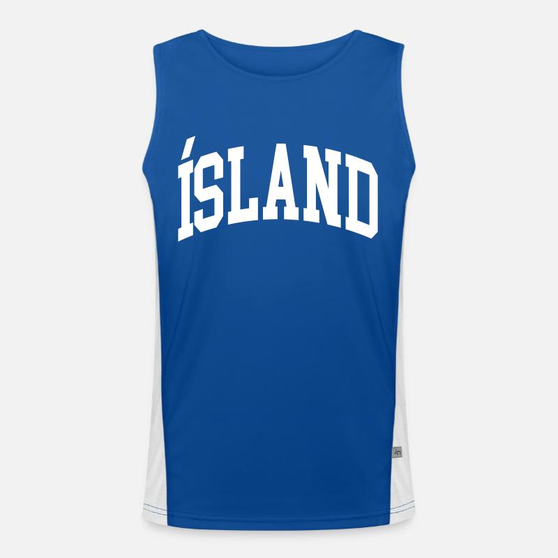 Iceland Men's Functional Contrast Tank Top 