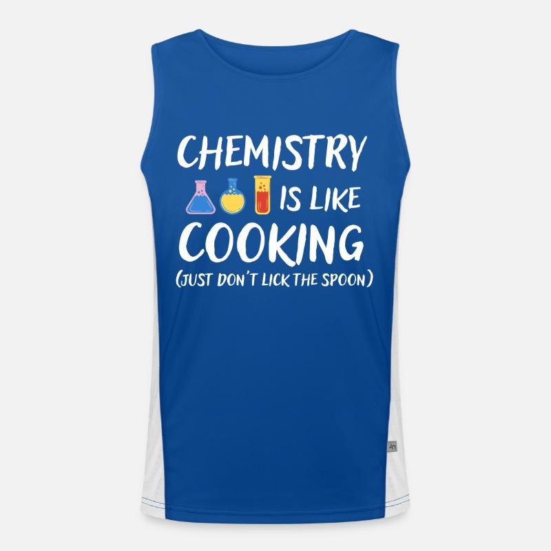 La chimie, c’est comme la cuisine Débardeur respirant contrasté Homme 