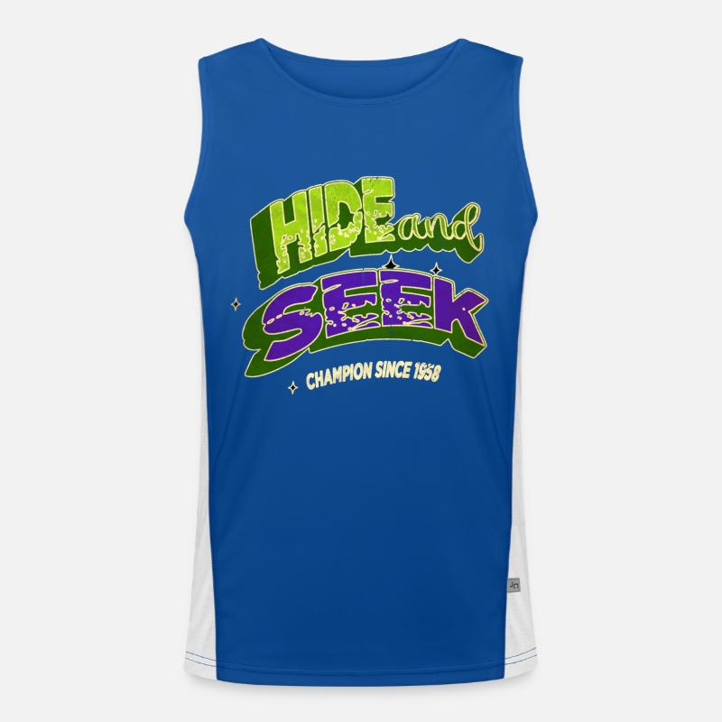 fathersday profession computer language Funktionelles Kontrast-Tank Top für Männer 