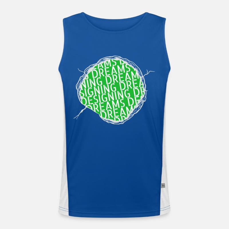 visionary strategies gift architectural creativity Men's Functional Contrast Tank Top 