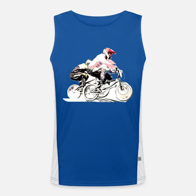 BMX Race Men's Functional Contrast Tank Top 