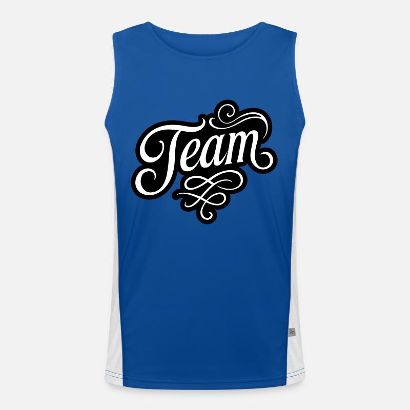 Team Funktionelles Kontrast-Tank Top für Männer 