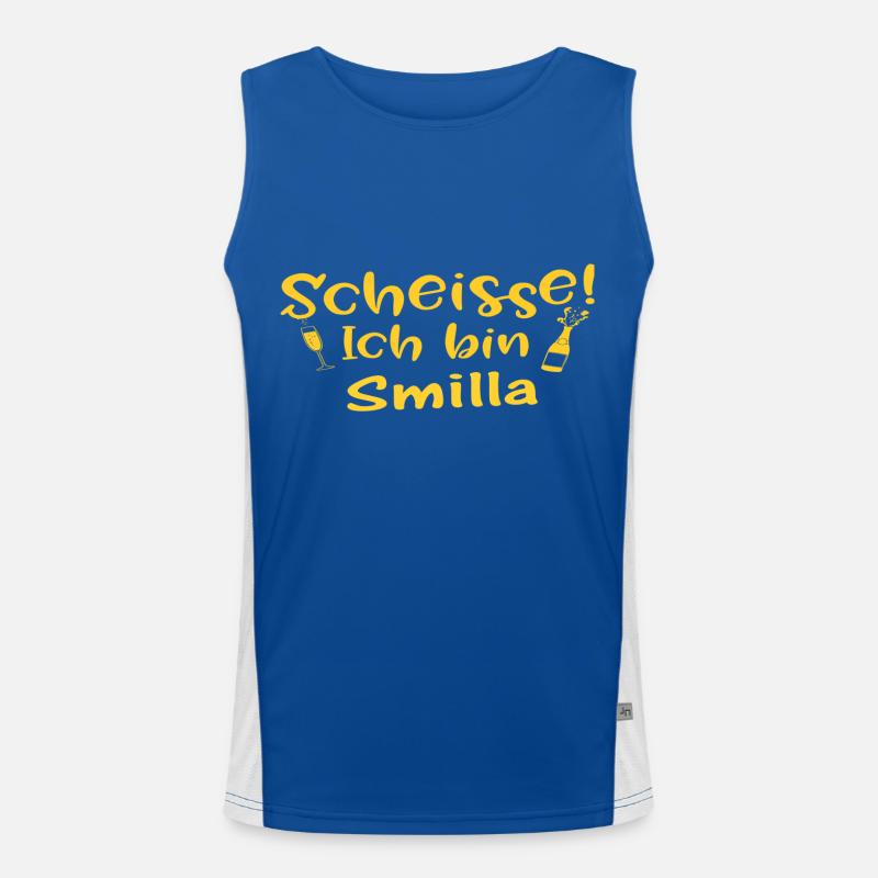 Smilla Funktionelles Kontrast-Tank Top für Männer 