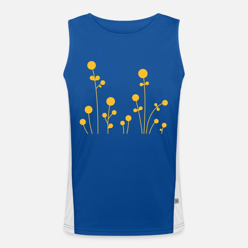 149_blumen_2 Men's Functional Contrast Tank Top 