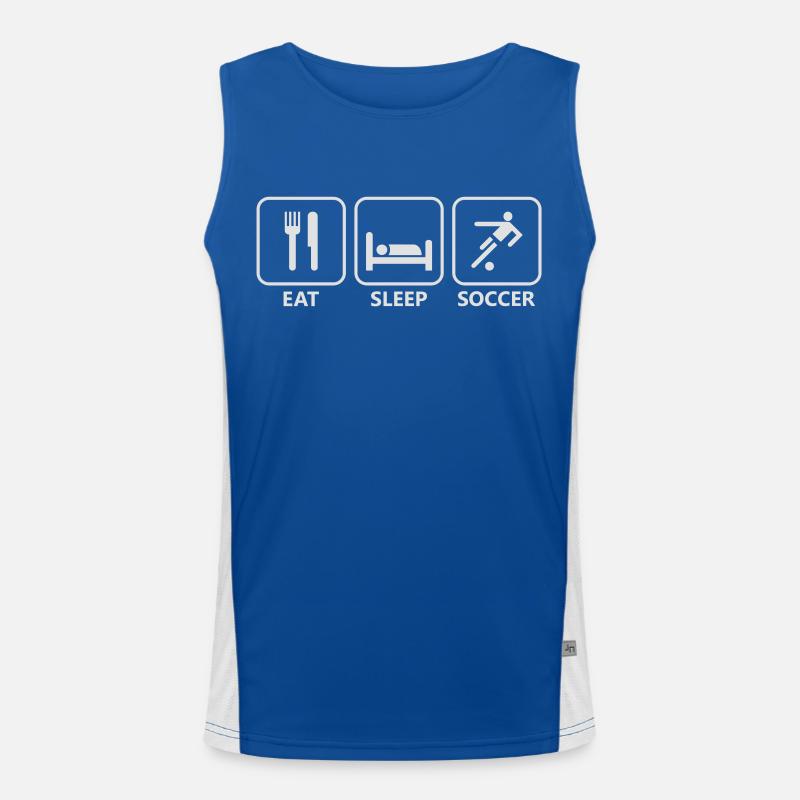 Fußball Funktionelles Kontrast-Tank Top für Männer 