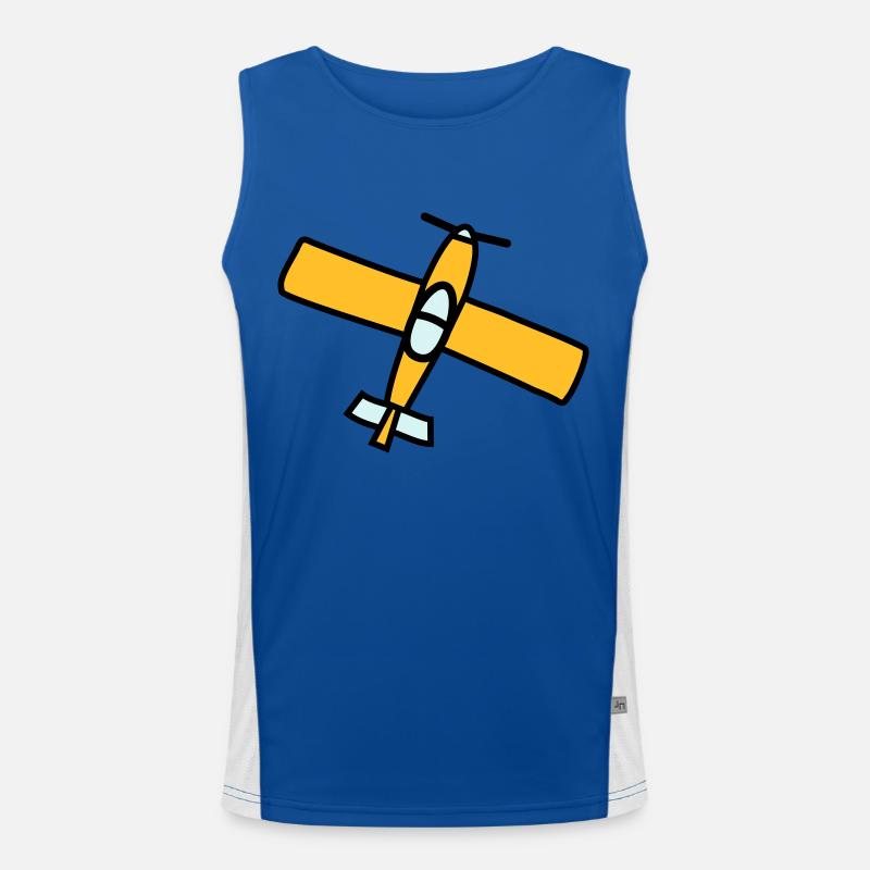 Airplane Design Funktionelles Kontrast-Tank Top für Männer 