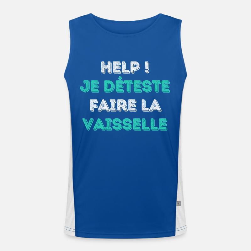 Verabscheut das Geschirr - Special Edition Funktionelles Kontrast-Tank Top für Männer 
