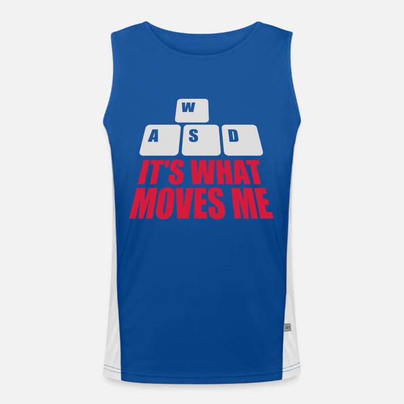 c’est ce qui m’émeut Débardeur respirant contrasté Homme 