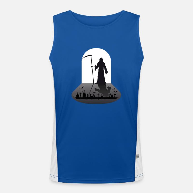 Faucheuse Sensenmann Débardeur respirant contrasté Homme 