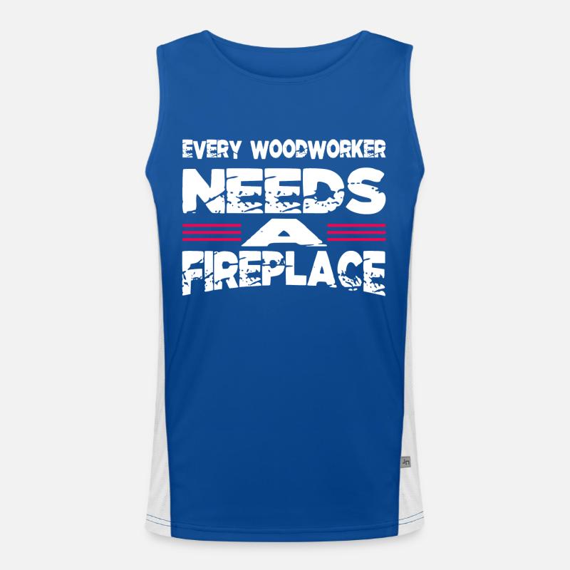 construction carpenter americas jokes Funktionelles Kontrast-Tank Top für Männer 