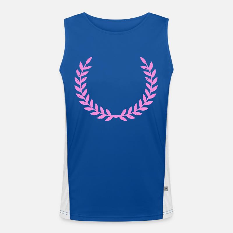 kranz pink Funktionelles Kontrast-Tank Top für Männer 