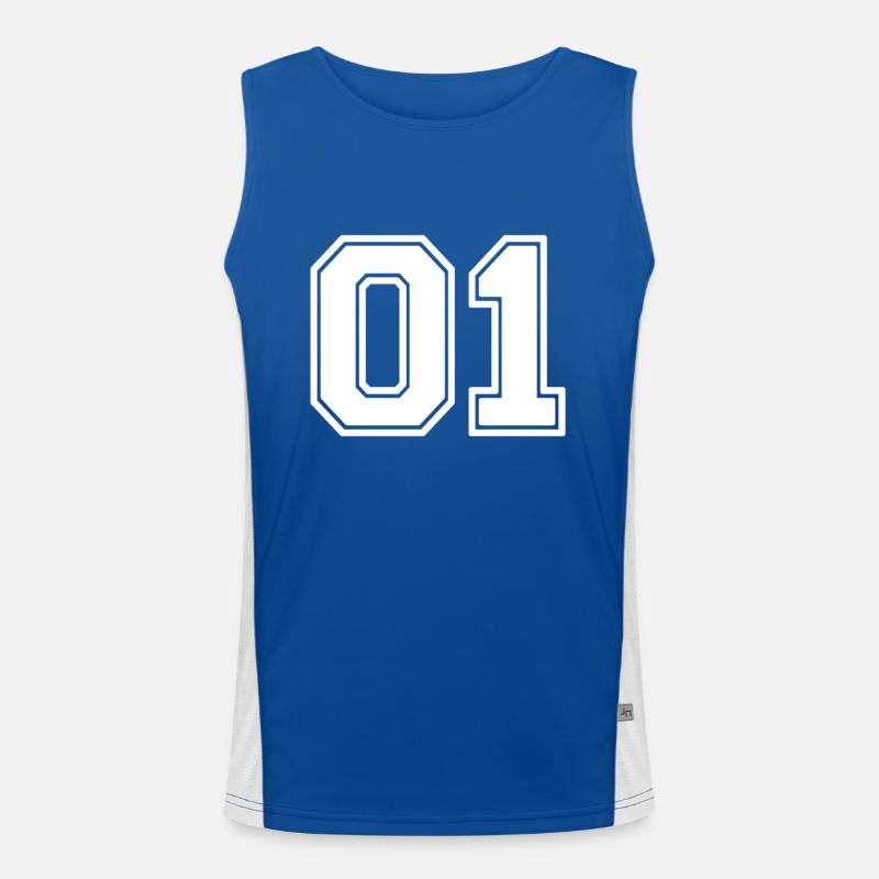 01 Men's Functional Contrast Tank Top 