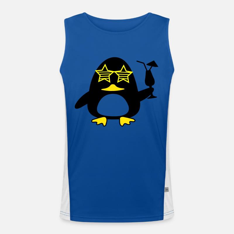 beach duck Funktionelles Kontrast-Tank Top für Männer 