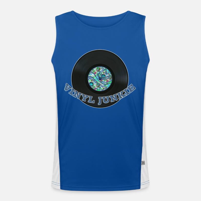 Drogué de vinyle Débardeur respirant contrasté Homme 