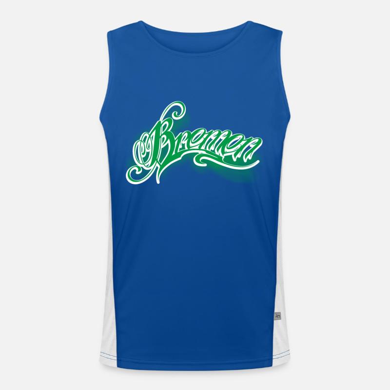 Bremen Funktionelles Kontrast-Tank Top für Männer 
