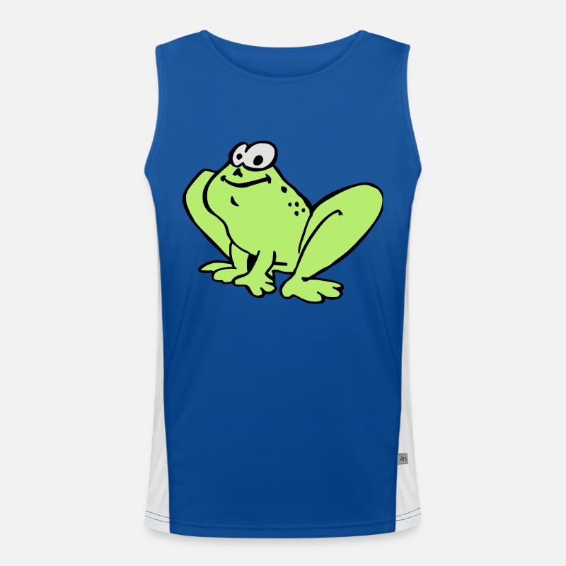 Toad - Men's Functional Contrast Tank Top  - royal/white