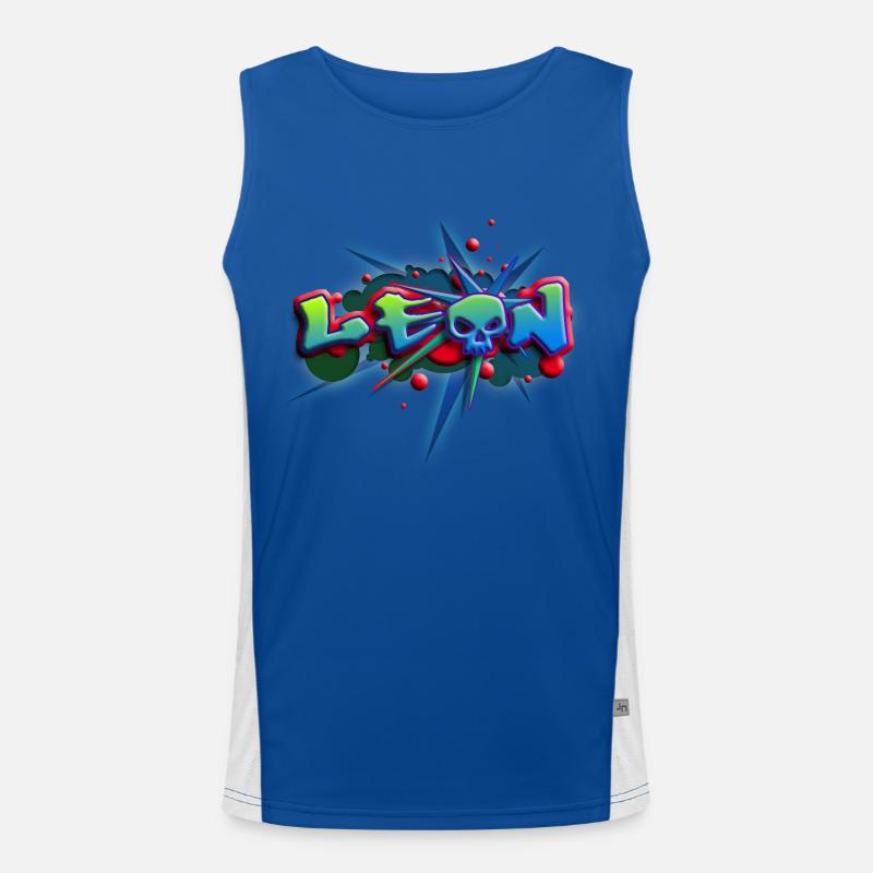 leon_a_012014 Funktionelles Kontrast-Tank Top für Männer 