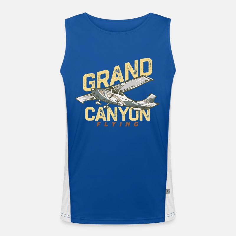 Grand Canyon Flying Funktionelles Kontrast-Tank Top für Männer 